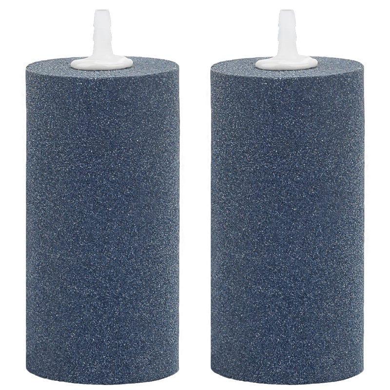 Pawfly 2 PCS Large Air Stones Cylinder, 4 x 2 Inch Aerator Bubble Diffuser for Ponds, Aquarium or Fish Tank - Image 1